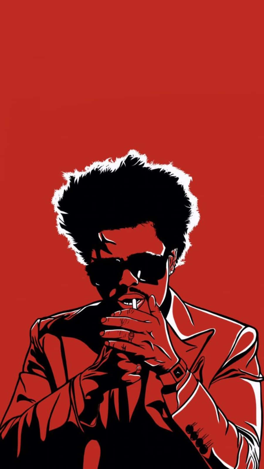 The Weeknd's 'After Hours' Album Art Wallpaper