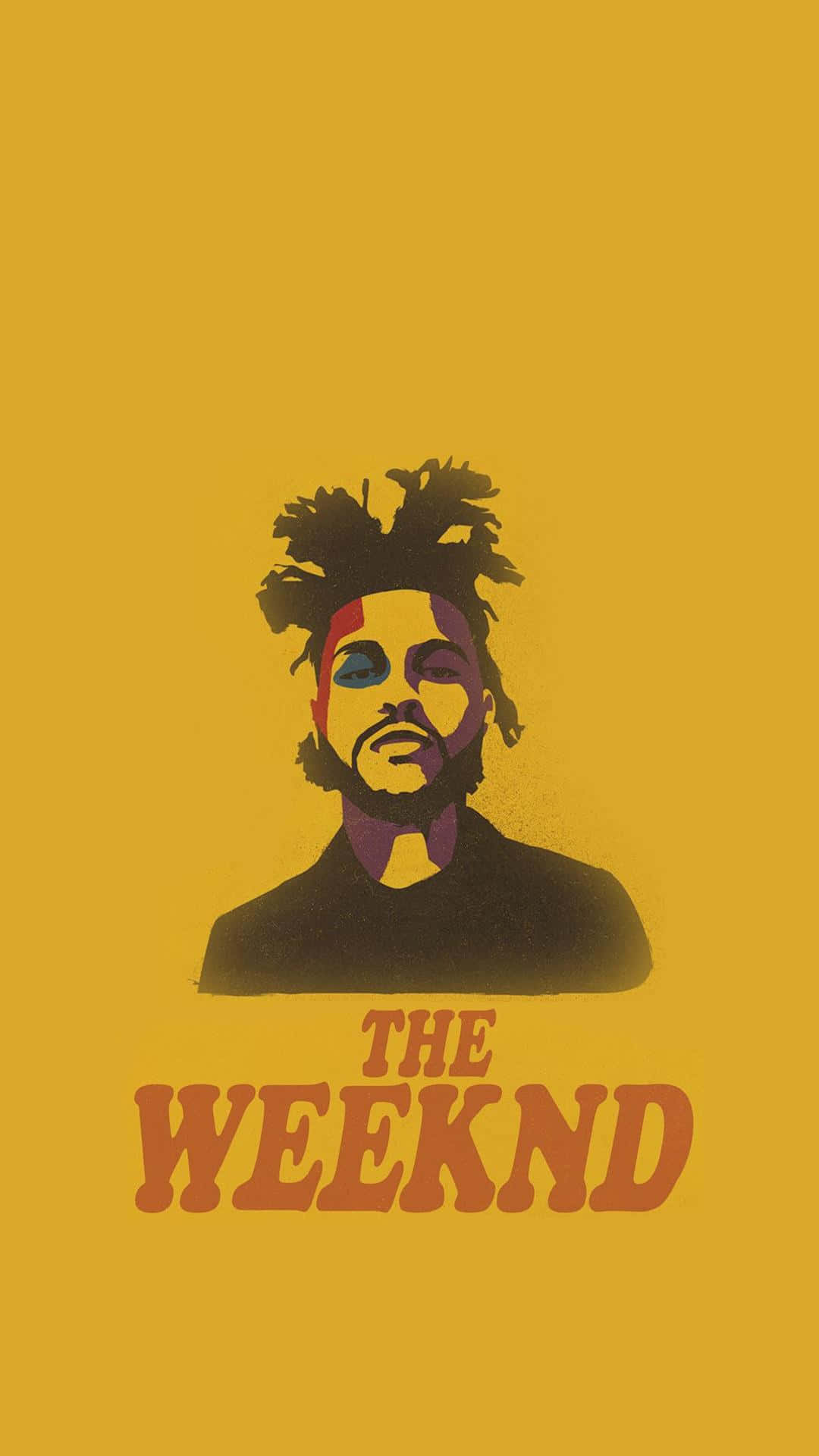 Den Weeknd Æstetisk iPhone Baggrund Wallpaper
