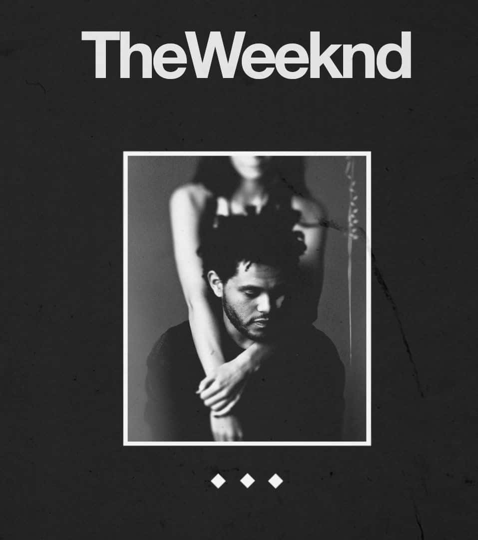 Ilposter Dell'album Di The Weeknd Per Iphone. Sfondo