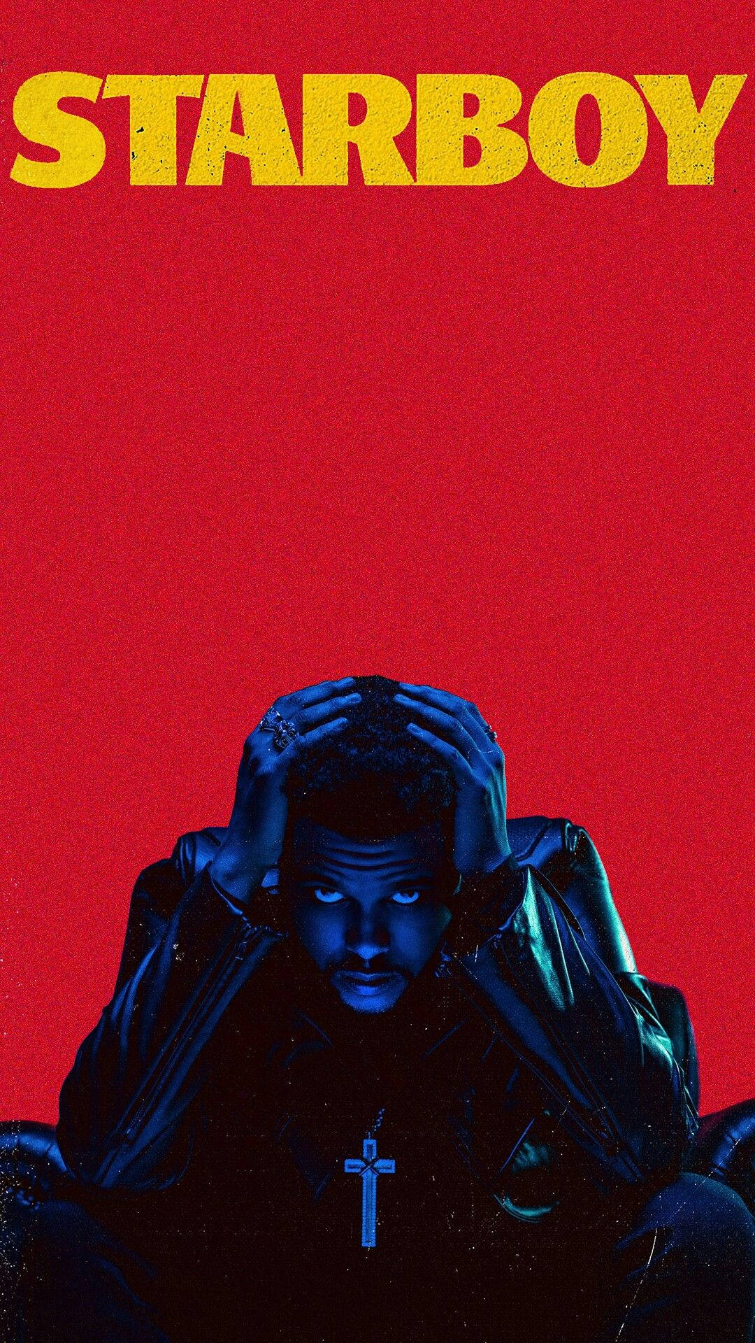 The Weeknd Starboy Cover Art Wallpaper