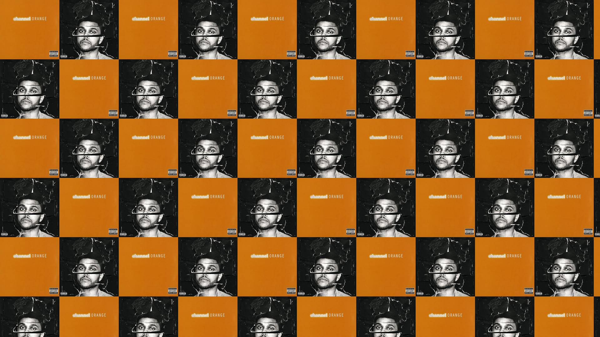 The Weeknd Tile Collage Wallpaper