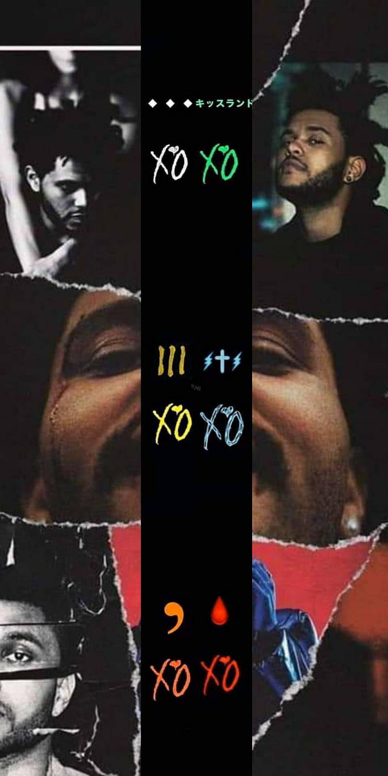 The Weeknd Xo Collage Wallpaper