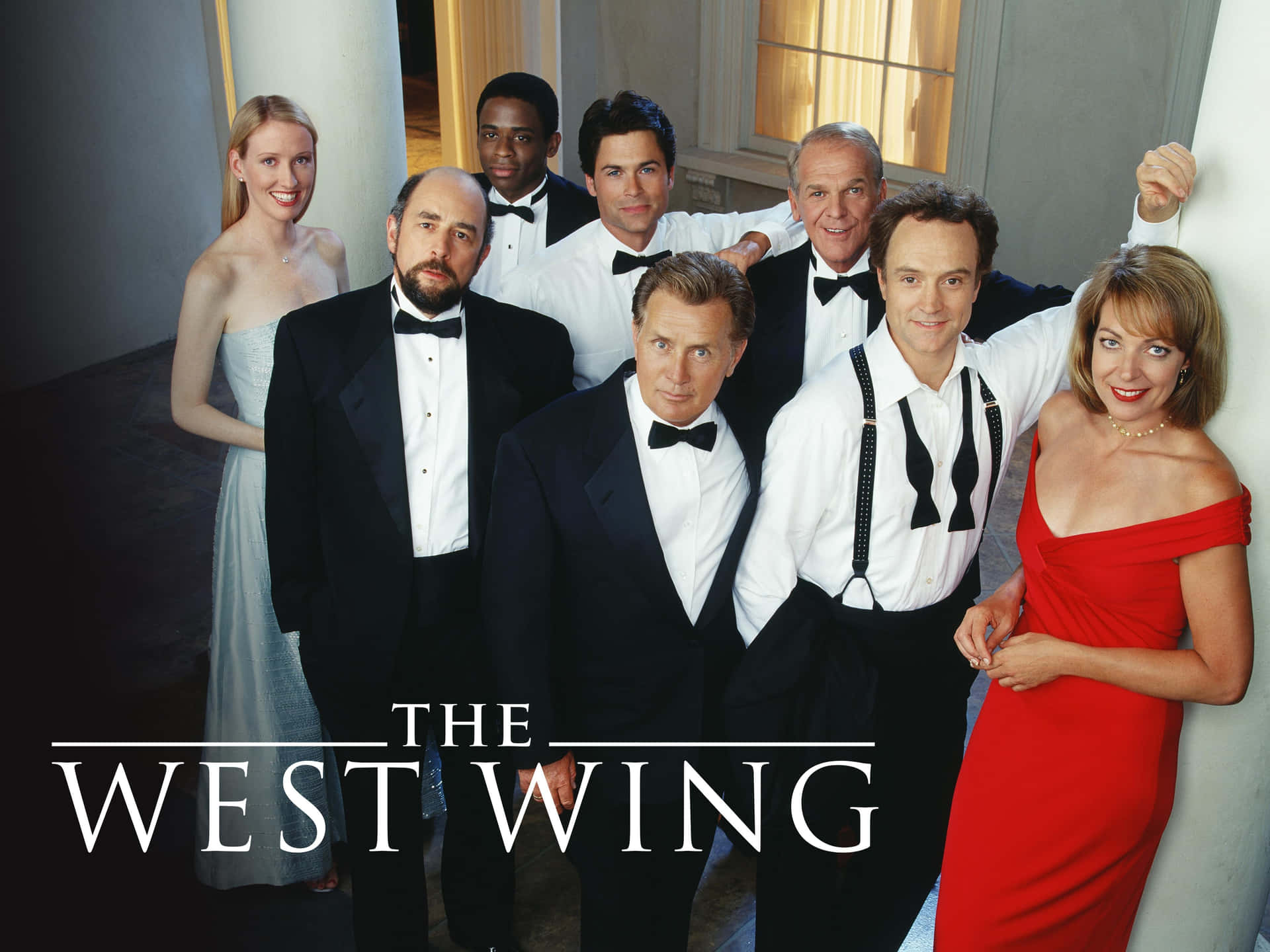 Download The West Wing Cast Portrait Wallpaper | Wallpapers.com