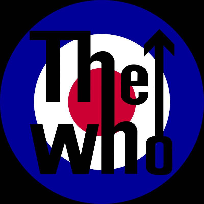 Det Who Rock Band Logo vægmaleri Wallpaper