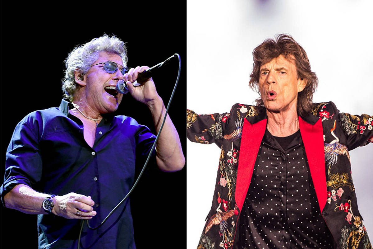 The Who Roger Daltrey And Mick Jagger Wallpaper