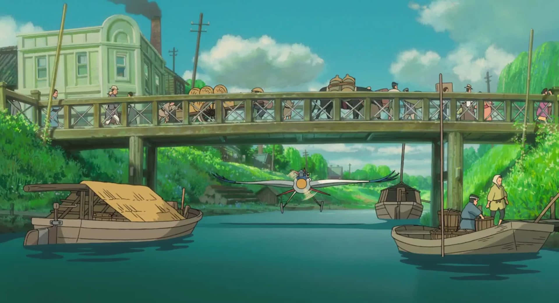 Elviento Se Levanta, Una Película De Hayao Miyazaki Fondo de pantalla