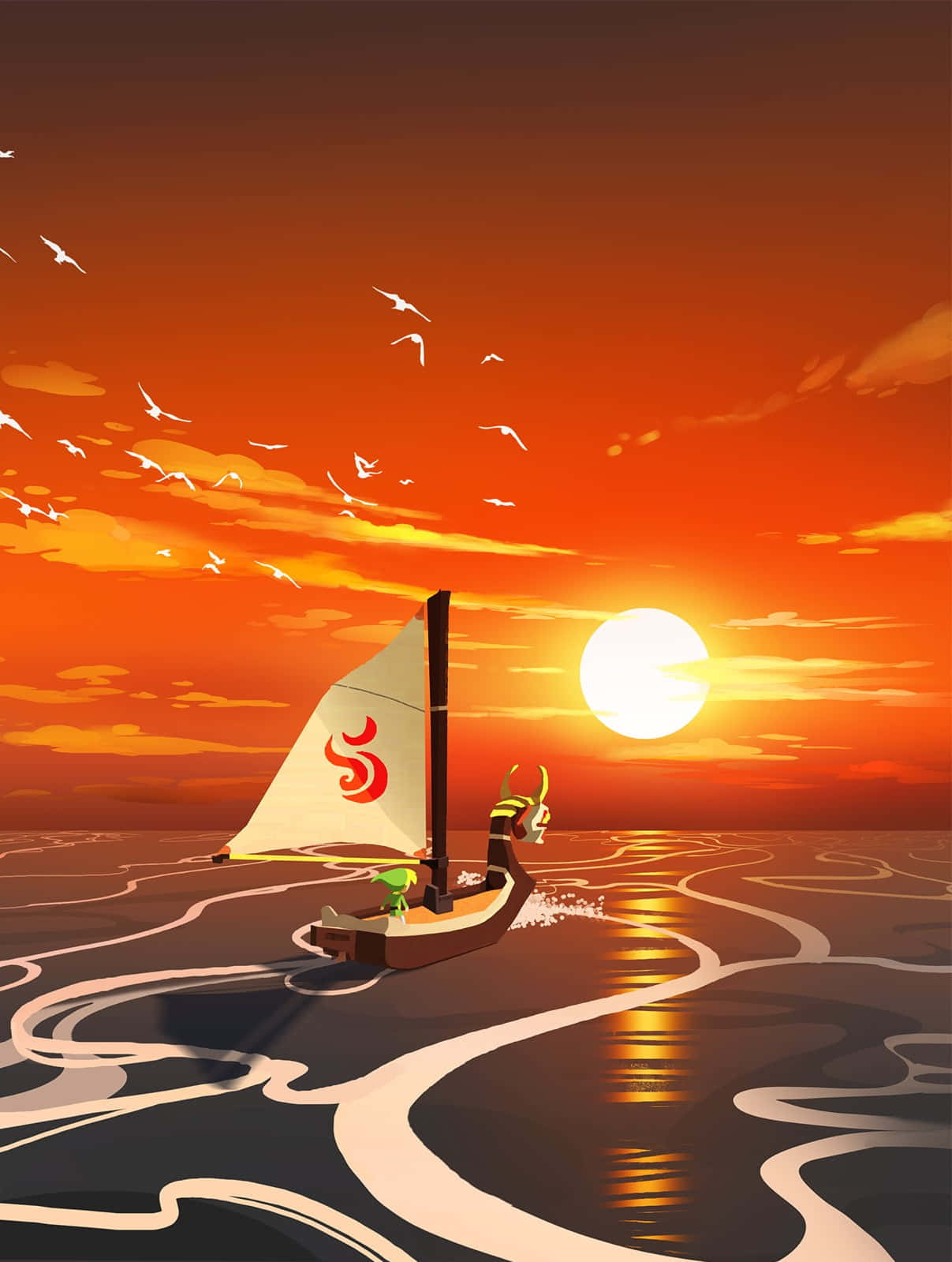 The Wind Waker - Link And The Great Sea Wallpaper