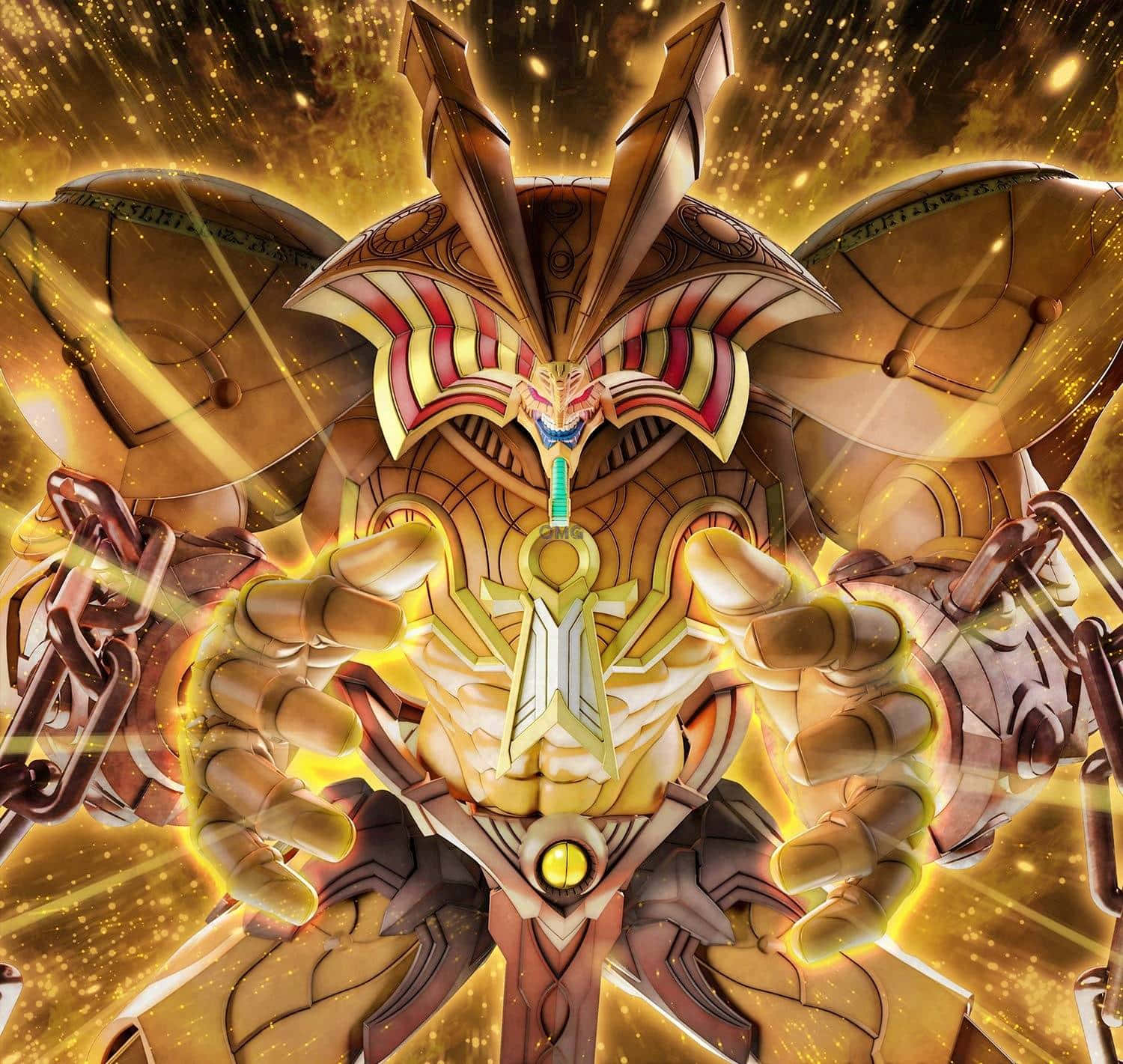The Winged Dragon of Ra - Fiery Phoenix Wallpaper