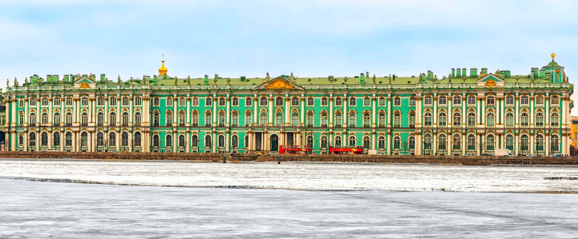 The Winter Palace Hermitage At Daytime Wallpaper