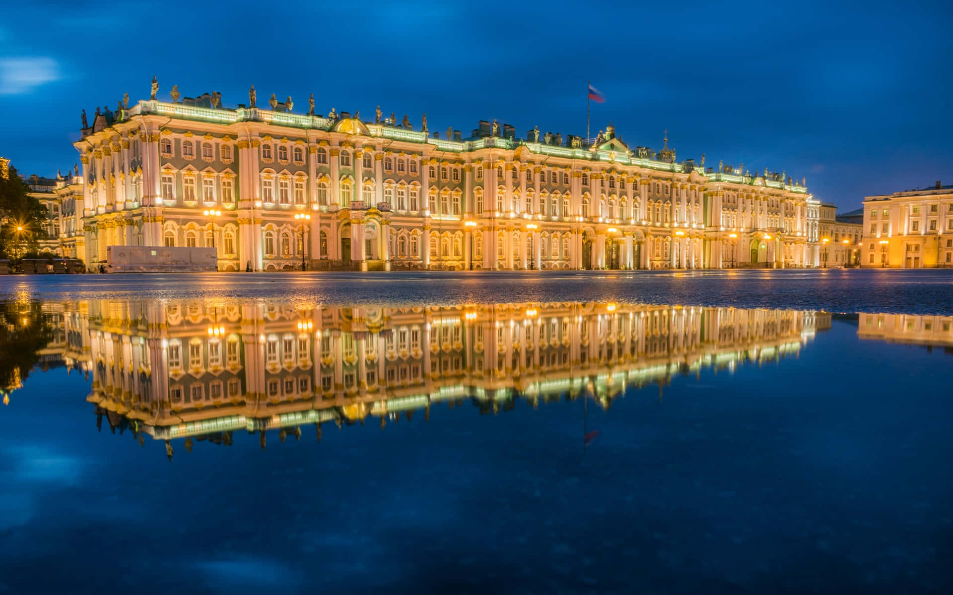 The Winter Palace Hermitage View Wallpaper