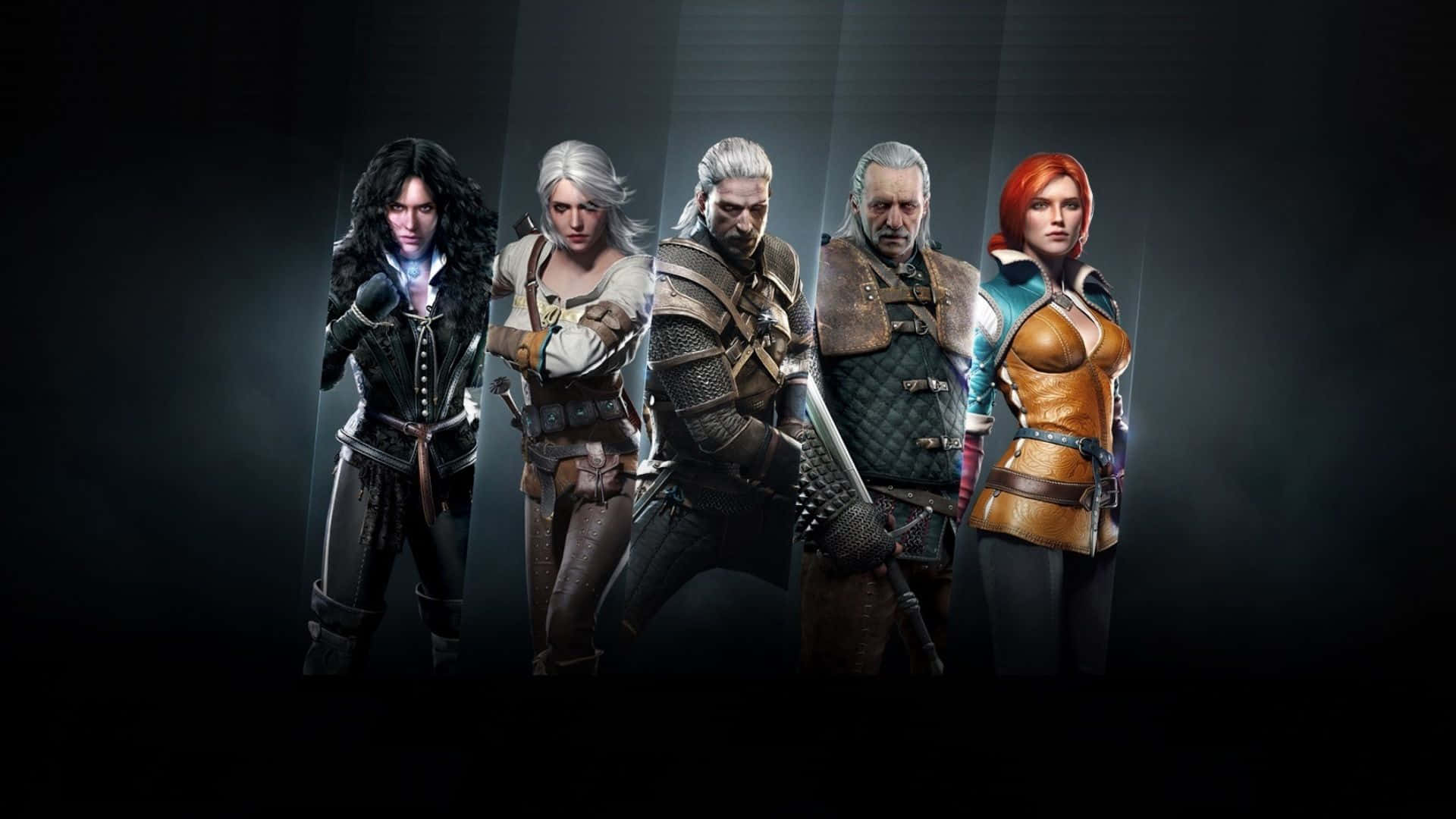 The Witcher 1920x1080 Game Characters Wallpaper
