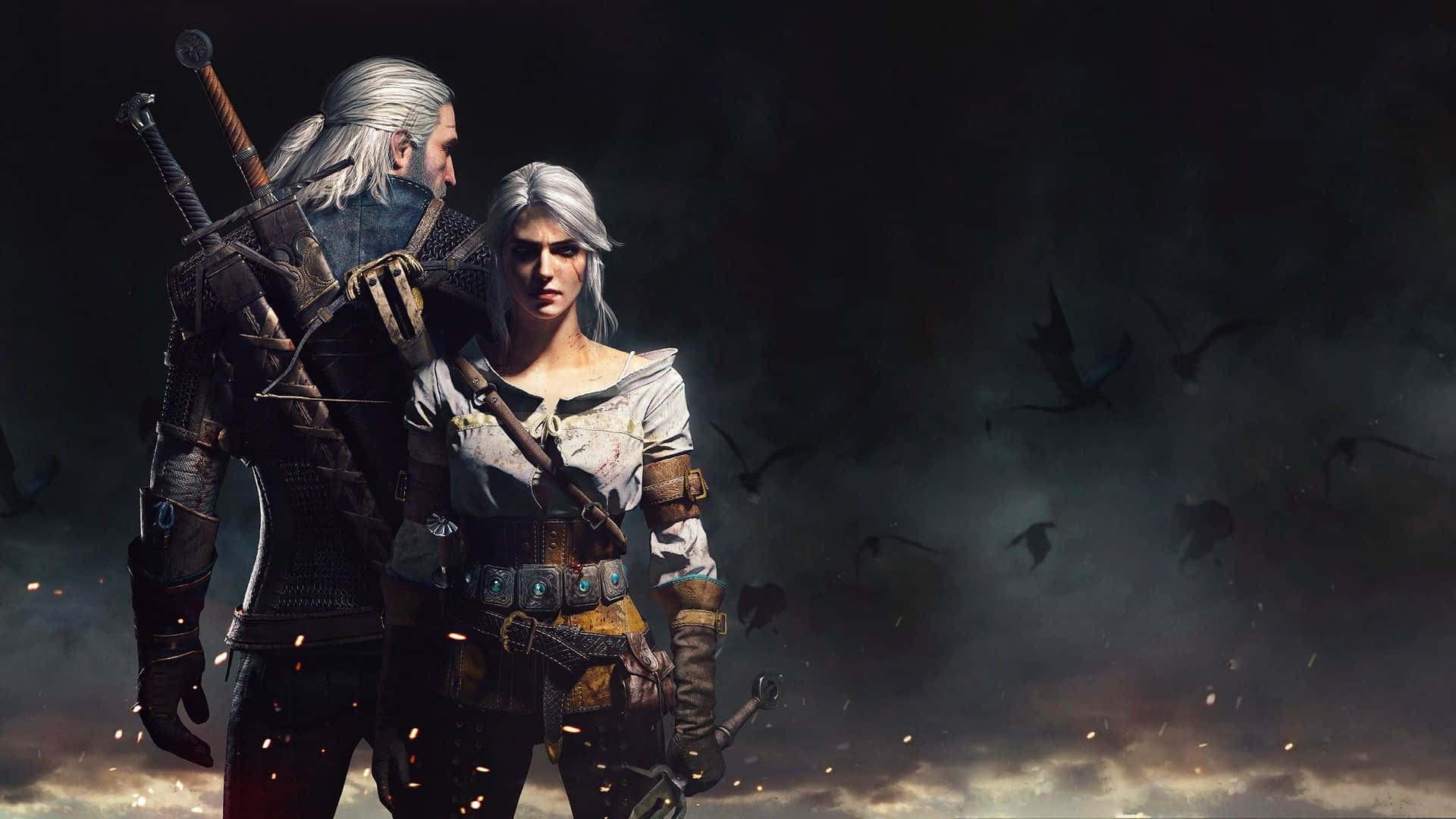 The Witcher 1920x1080 Geralt And Keira Wallpaper