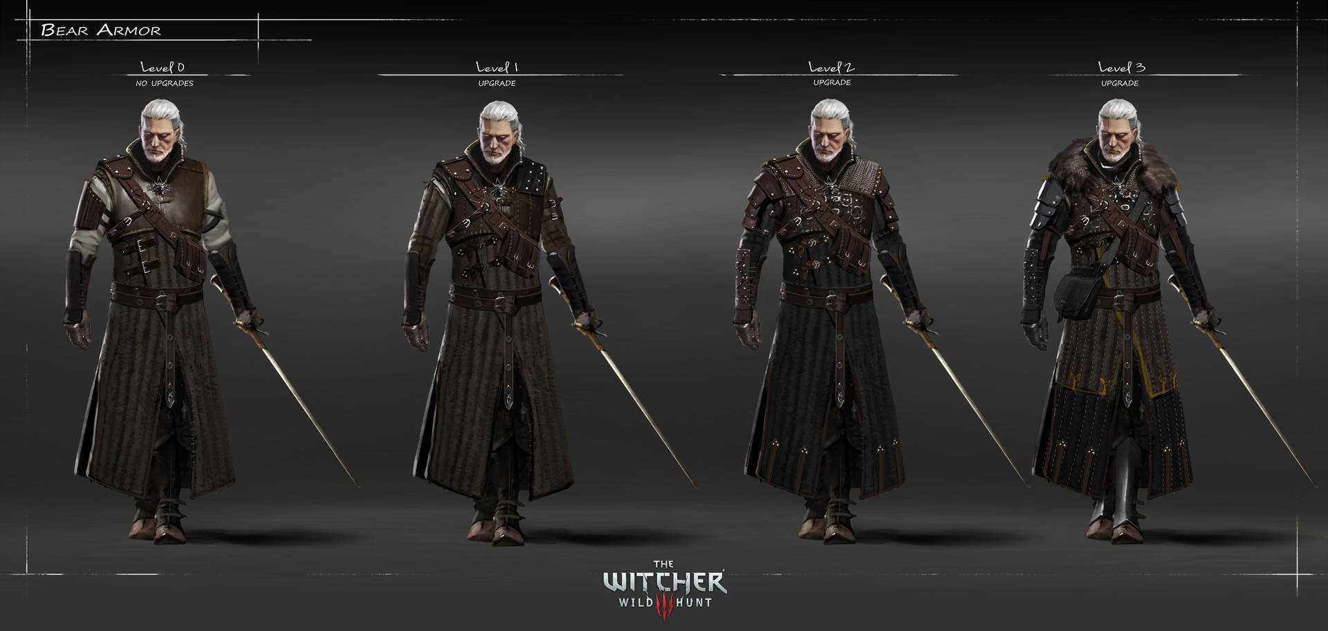 Prepare for Epic Combat with Witcher 3 Gerelt Armor Wallpaper