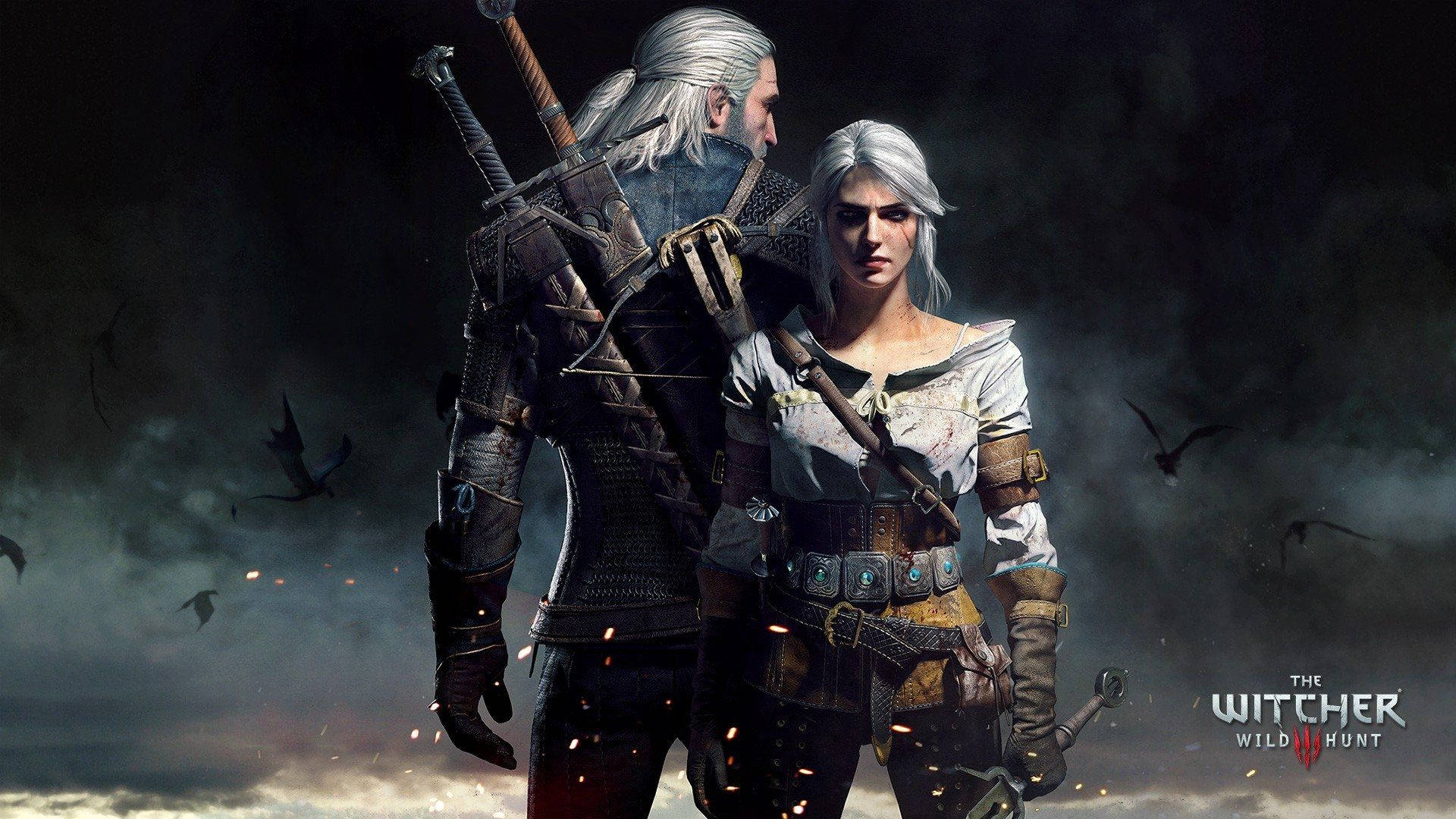 “Geralt and Ciri, father and daughter, united and powerful.” Wallpaper