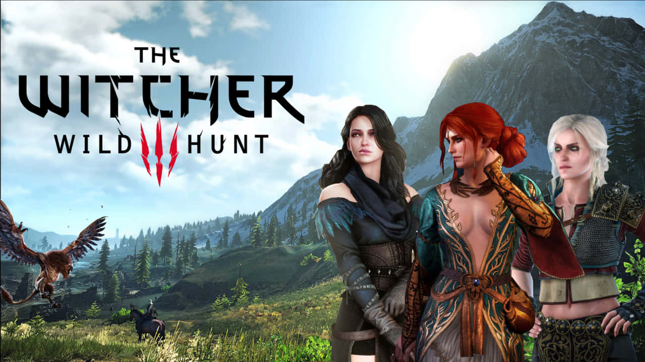 Viaggiacon Geralt Di Rivia In The Witcher 3 Wild Hunt Sfondo