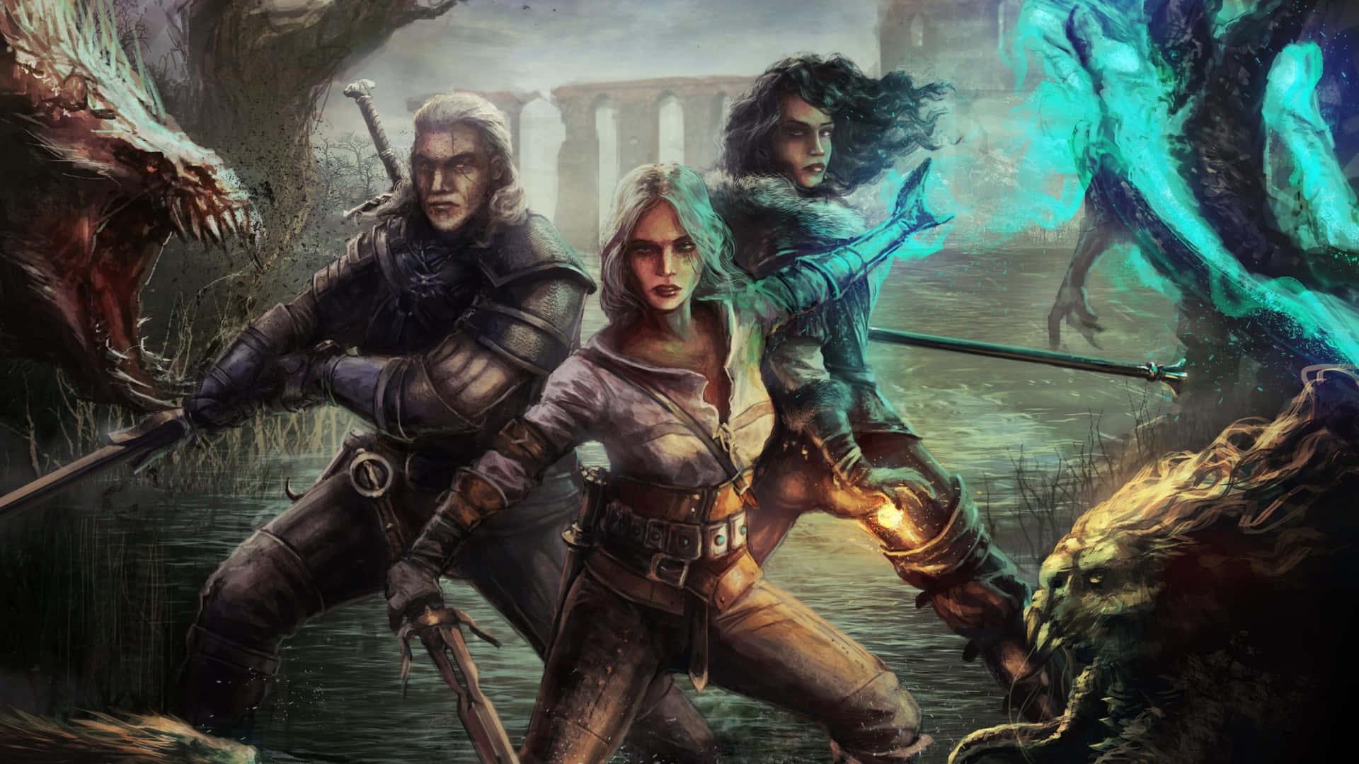 Intraprendiun'avventura Epica - The Witcher 3 Wild Hunt Sfondo