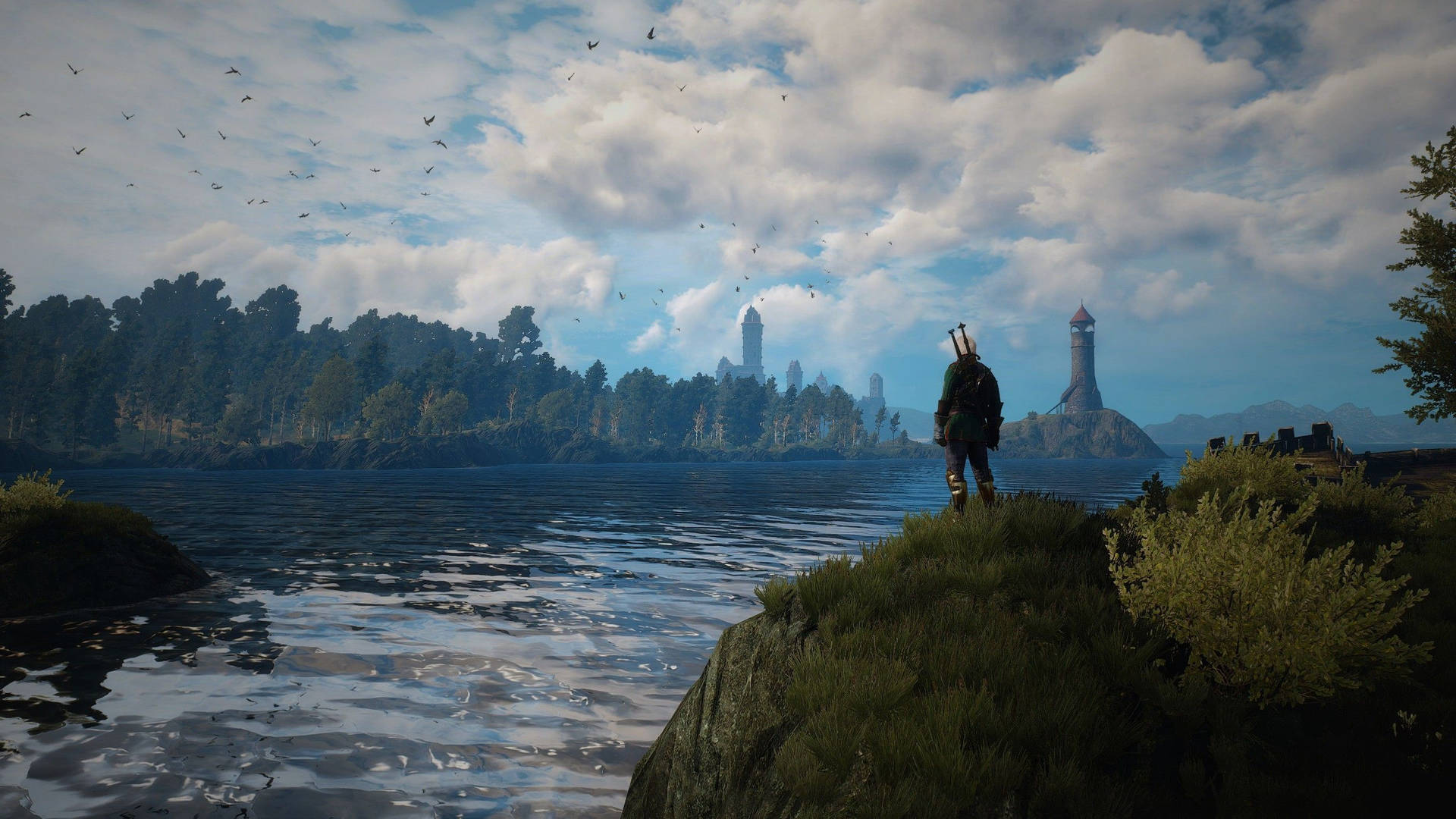 Immerse yourself in the incredible world of The Witcher 3: Wild Hunt Wallpaper