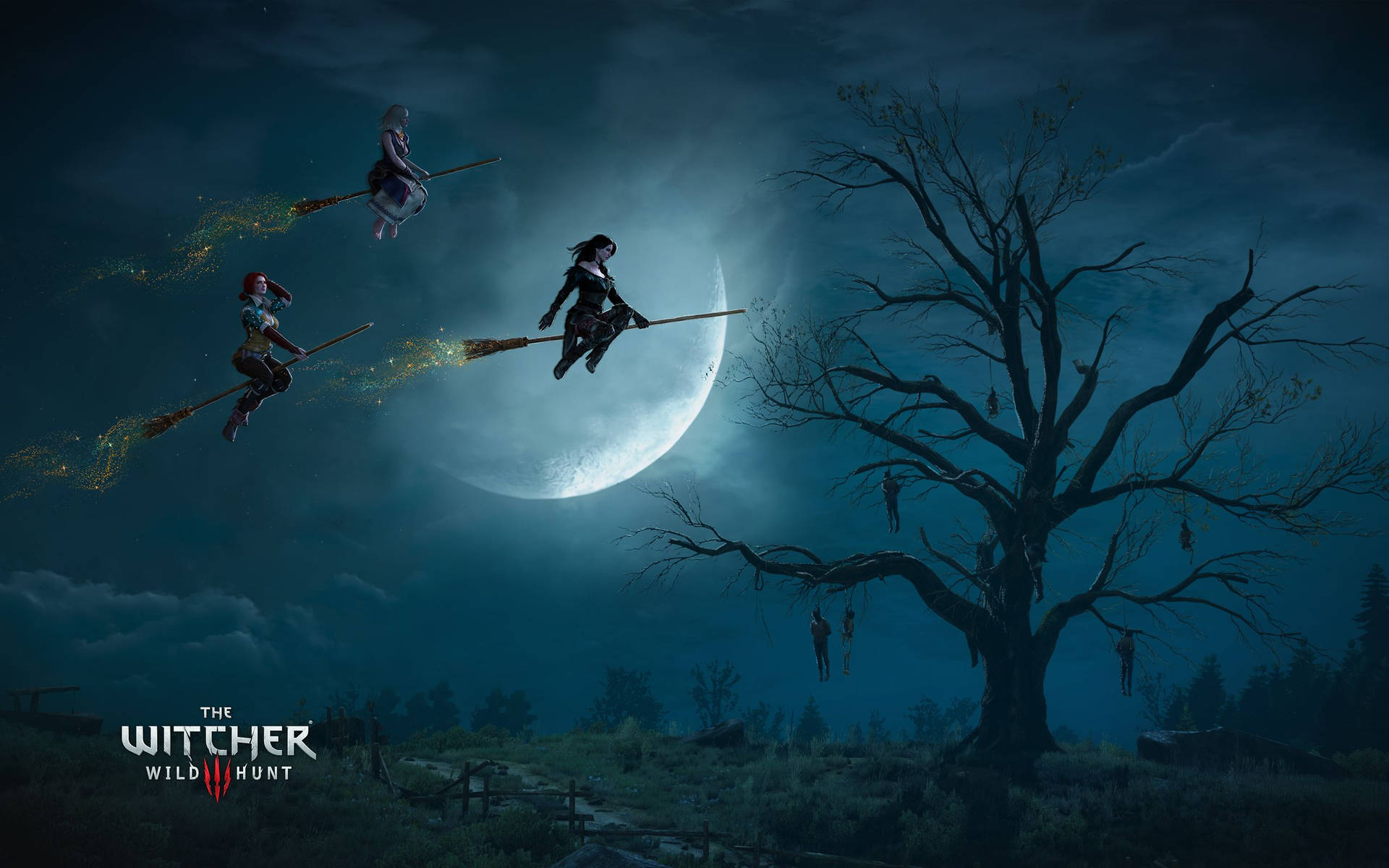 Jump into a dark adventure filled with dark magic, mythical creatures and epic battles with The Witcher 3: Wild Hunt Wallpaper