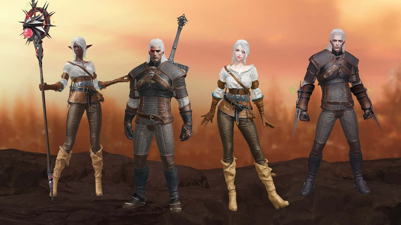 The Witcher Characters - Powerful assemble Wallpaper