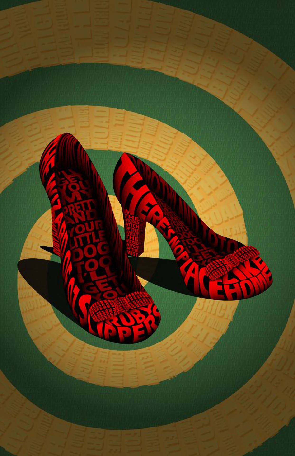 The Wizard Of Oz Ruby Slippers Wallpaper