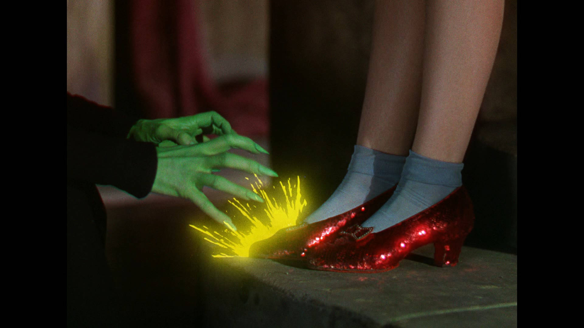 The Wizard Of Oz Witch Spell Slippers Background