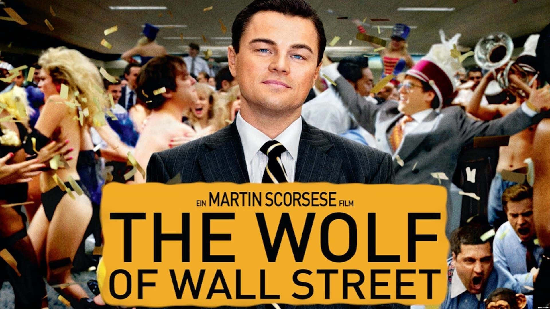Follow the path of wealth and fame with The Wolf of Wall Street Wallpaper