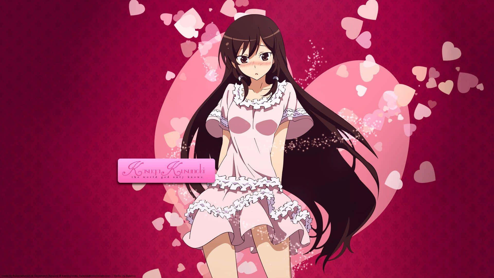 The World God Only Knows Cute Brunette Wallpaper