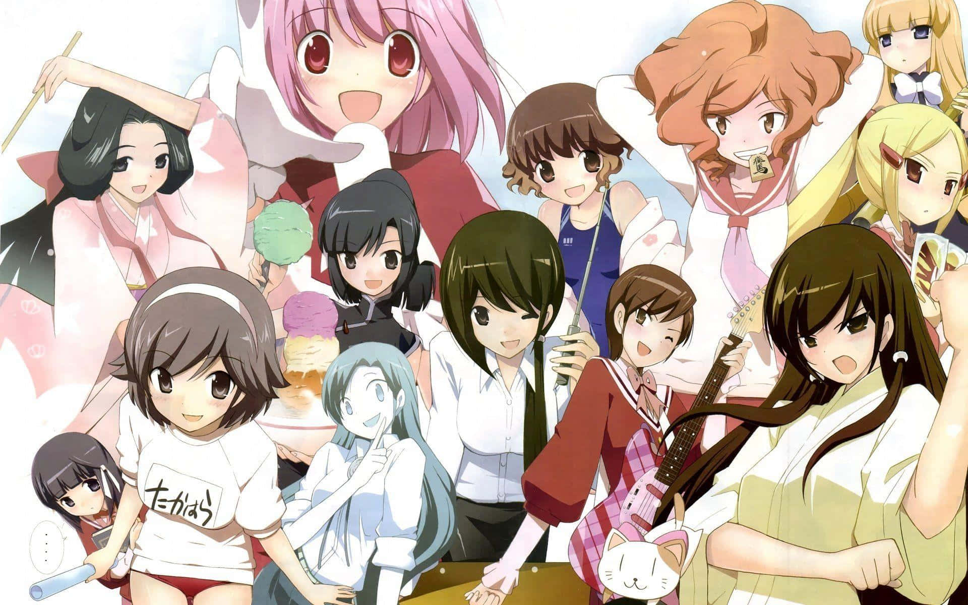 The World God Only Knows Cute Women Wallpaper