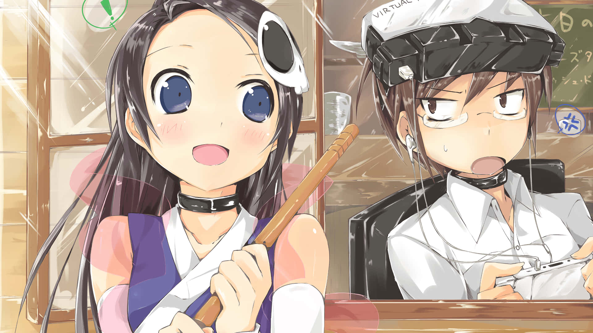 The World God Only Knows Elsie And Keima Wallpaper