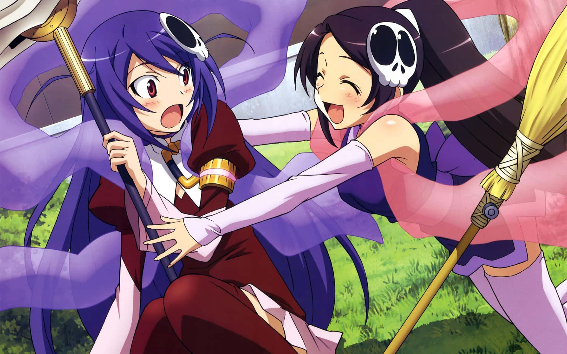 The World God Only Knows Hugging Wallpaper