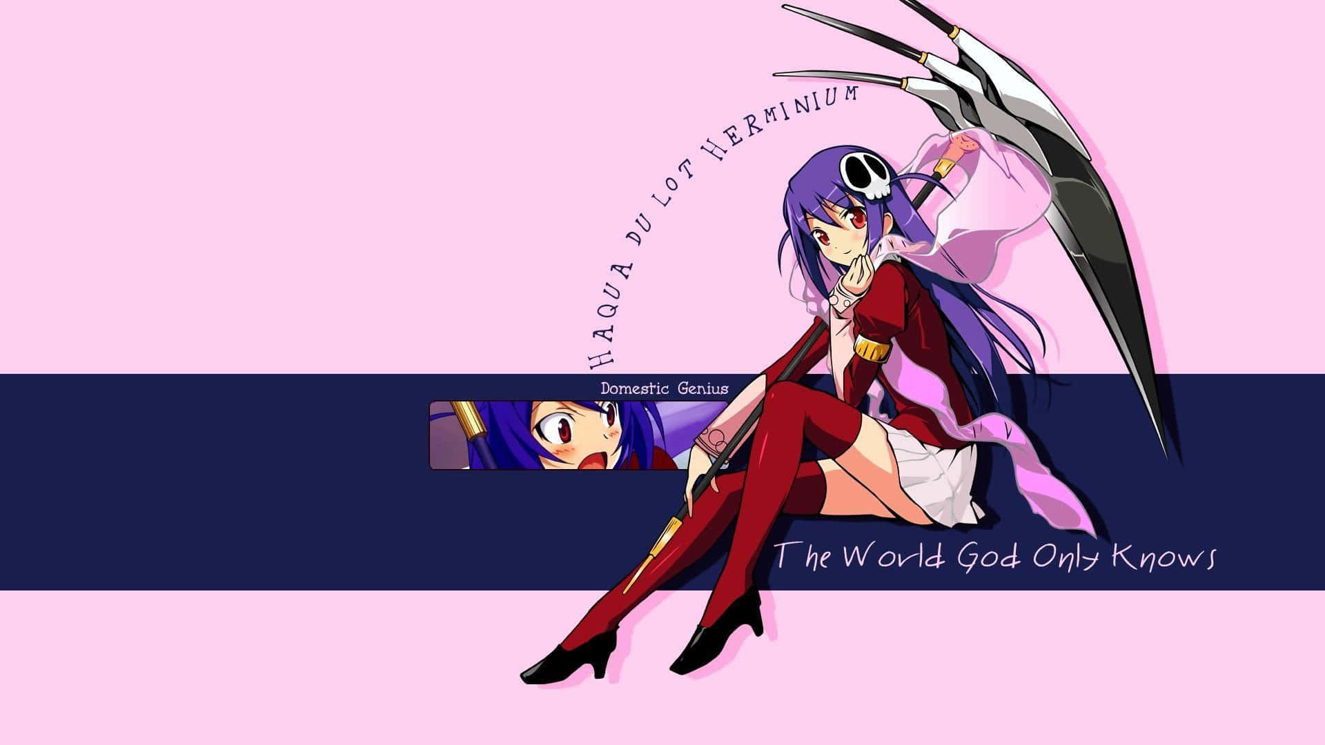 Sguardomagico - Anime Il Mondo Che Solo Dio Conosce Sfondo