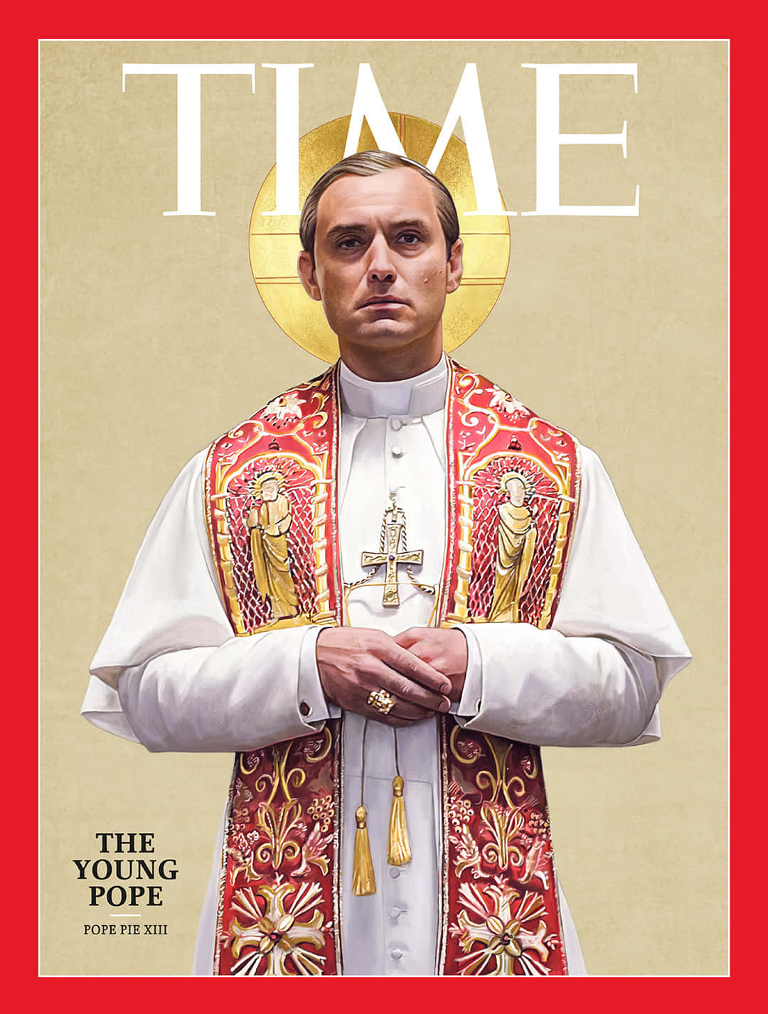 The Young Pope Time Magazine Cover Achtergrond