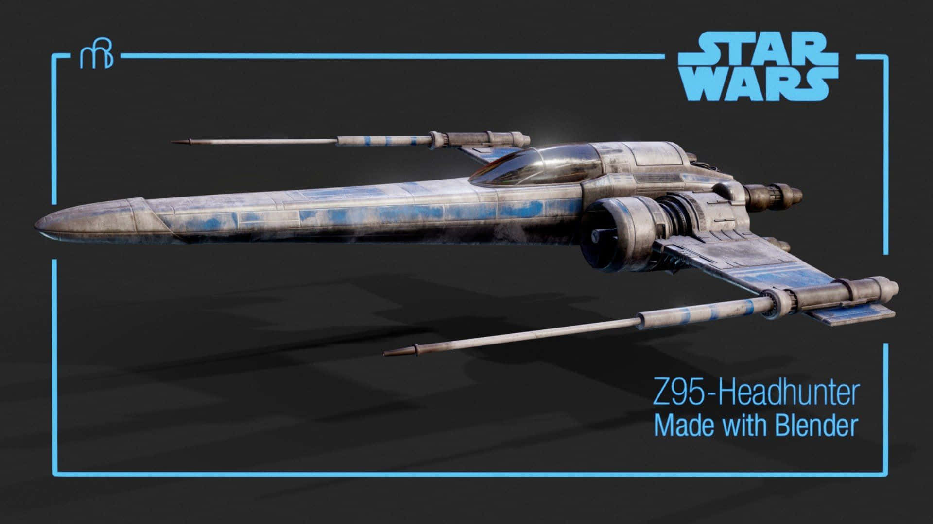 “The Iconic Star Wars Z-95 Headhunter Ready for Battle" Wallpaper