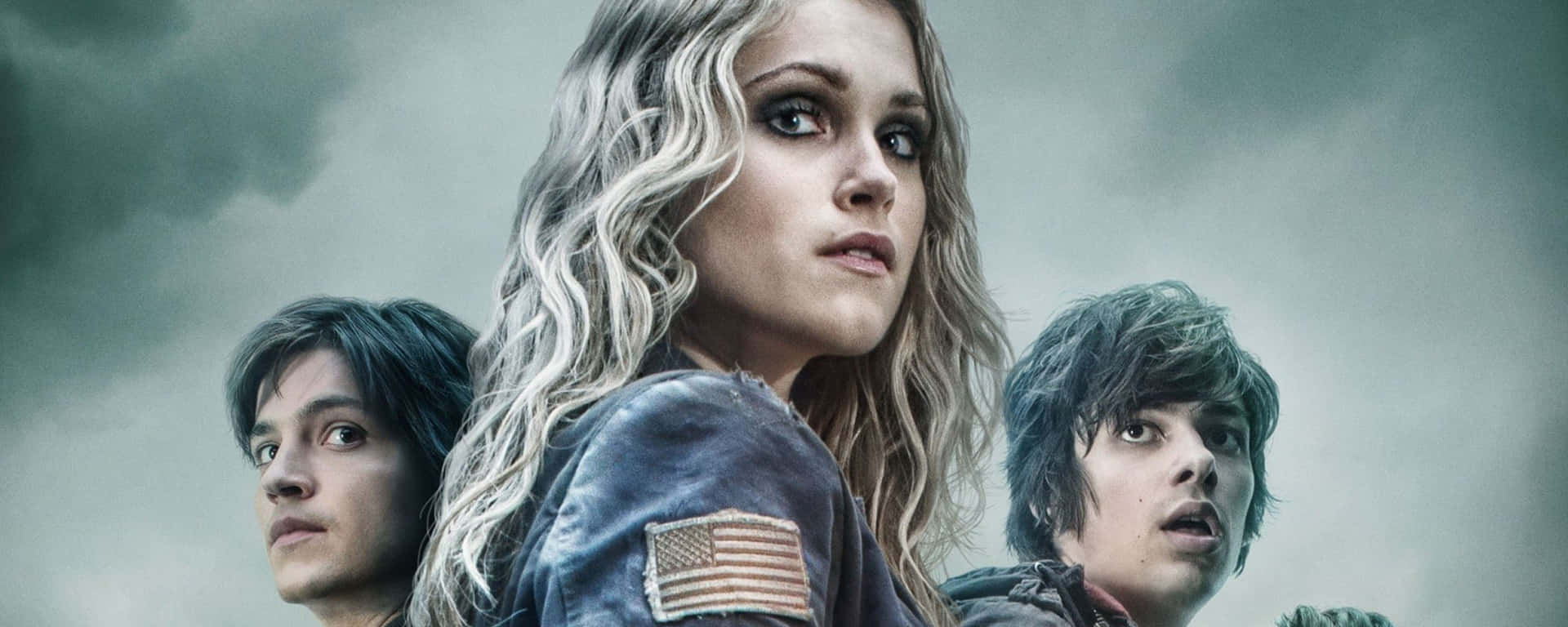 The100 Cast Stormy Backdrop Wallpaper