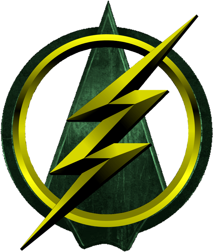 The_ Flash_ Logo_ Green_and_ Yellow PNG