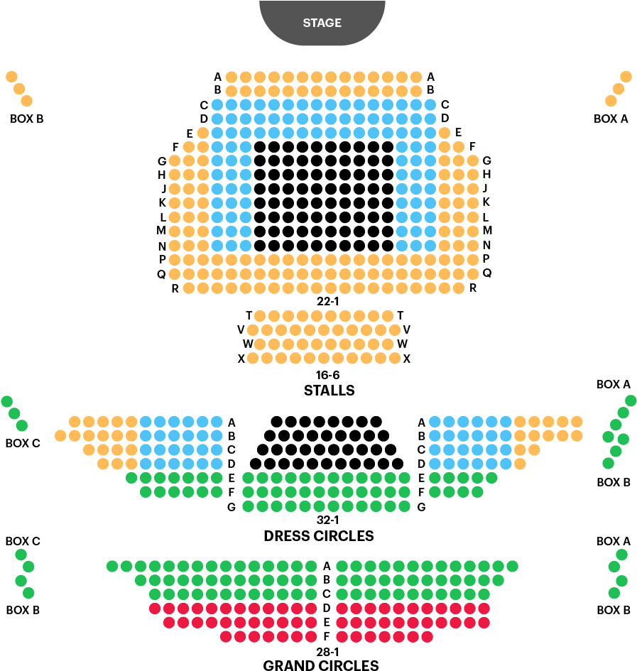 Theater Seating Plan Apollo Stage Layout PNG