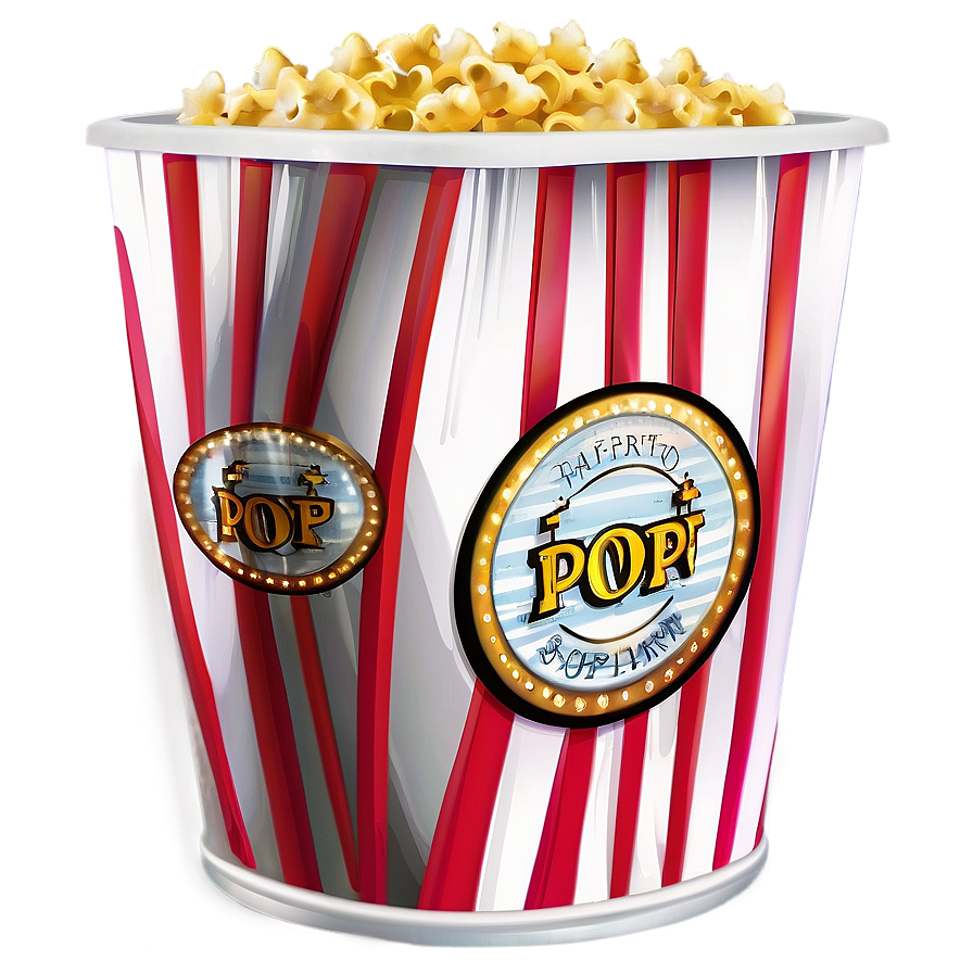 Download Theatre Popcorn Bucket Png 16