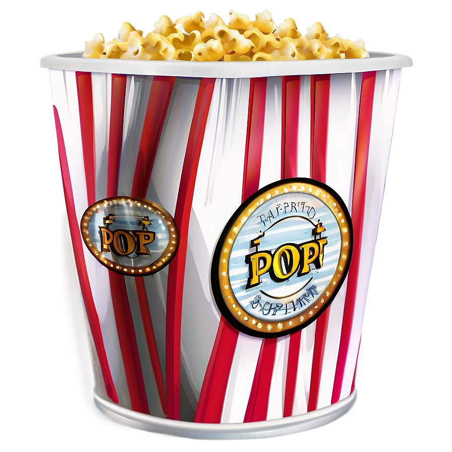 Theatre Popcorn Bucket Png 16 PNG