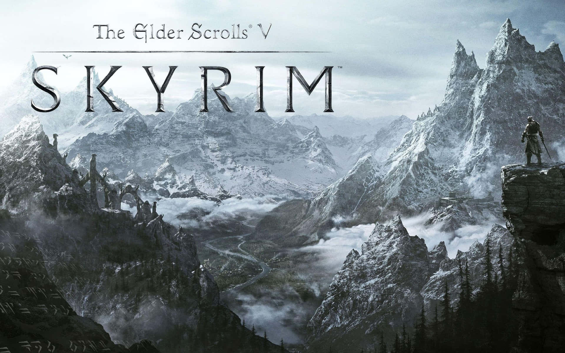 Theelder Scrolls V: Skyrim - Paesaggi Mozzafiato E Avventure Ti Aspettano.