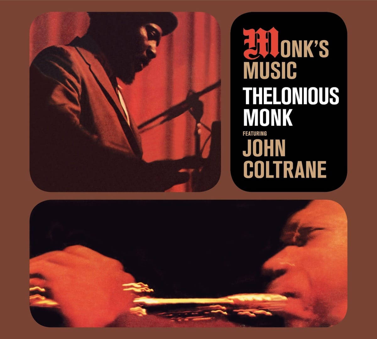 Thelonious Monk og John Coltrane musik tapet Wallpaper