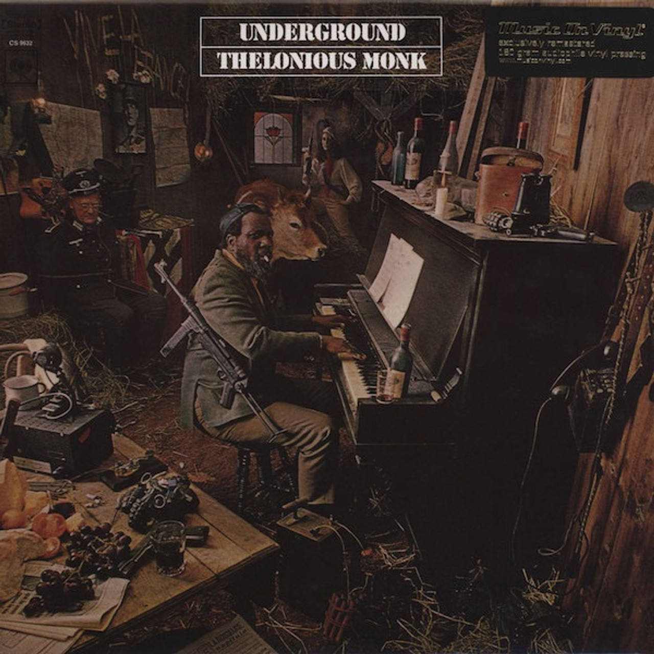 Thelonious Monk Undergound Musik Album Cover Tapet Wallpaper
