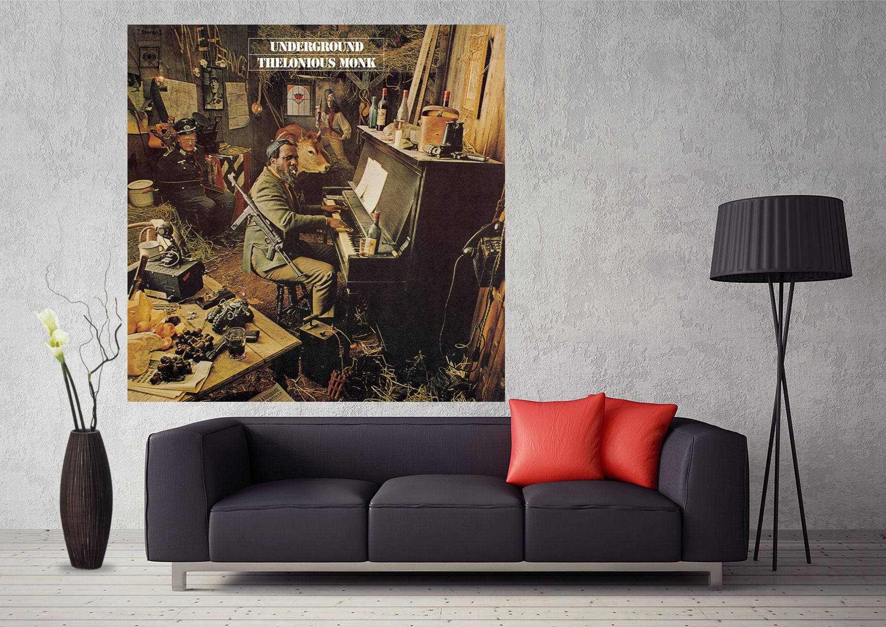 Thelonious Monk Underground Canvas-målning Wallpaper