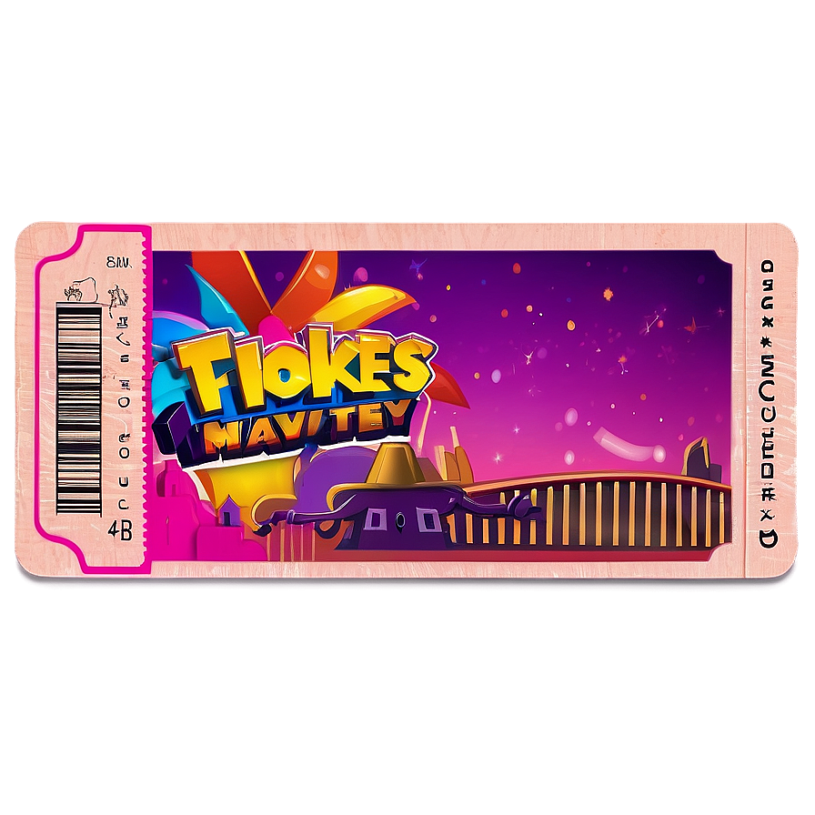 Theme Park Ticket Png Wvw PNG
