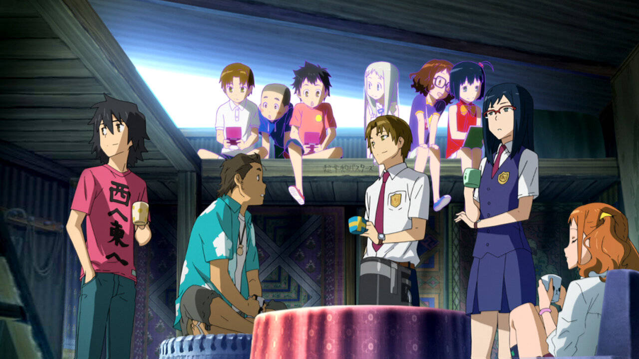 Then And Now Anohana Characters Wallpaper