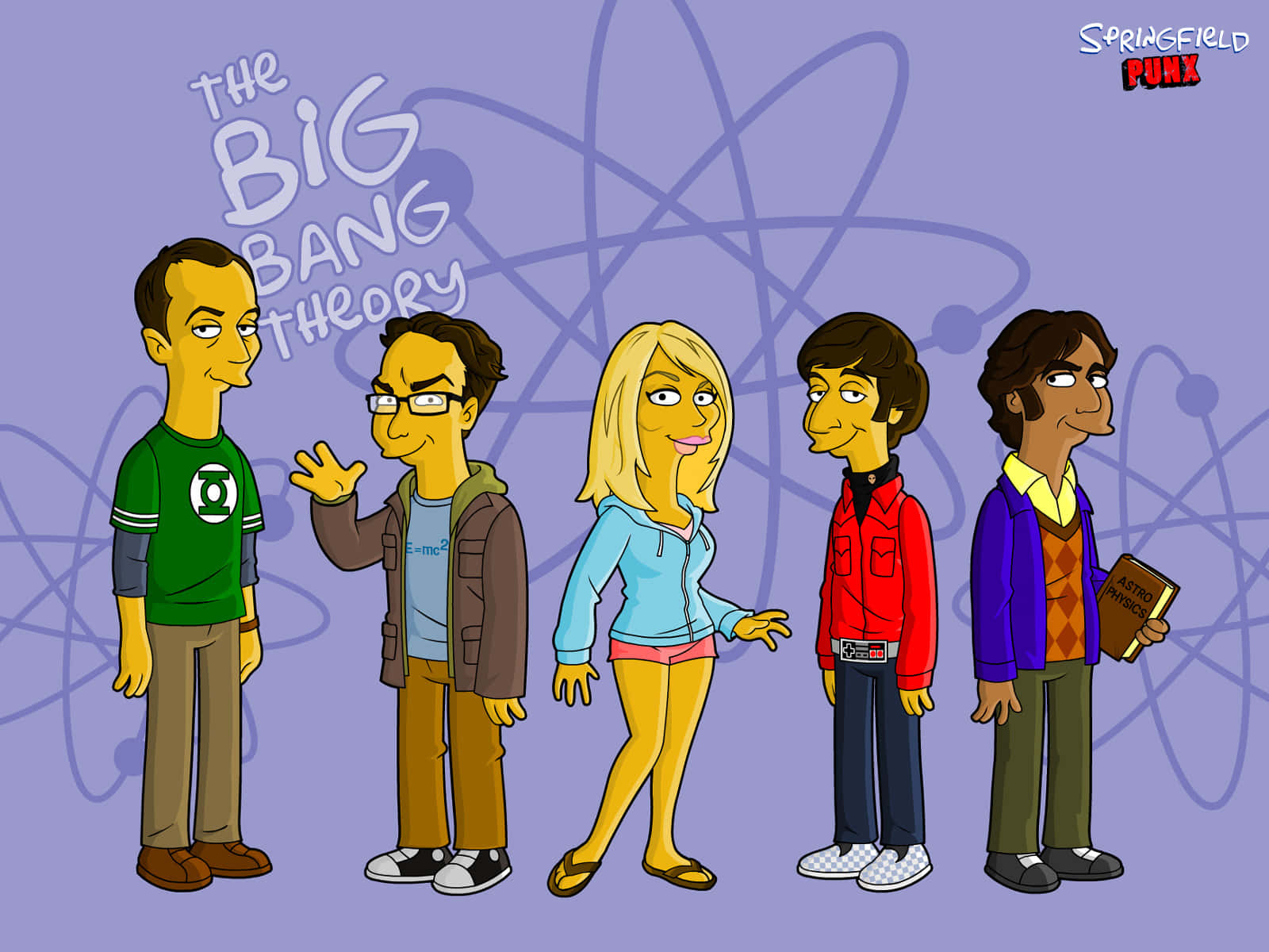 Theoretical Big Bang As Simpsons [wallpaper] Wallpaper