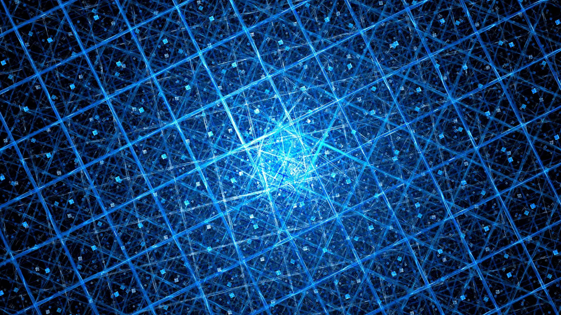 Theoretical Physics Blue Grids Wallpaper