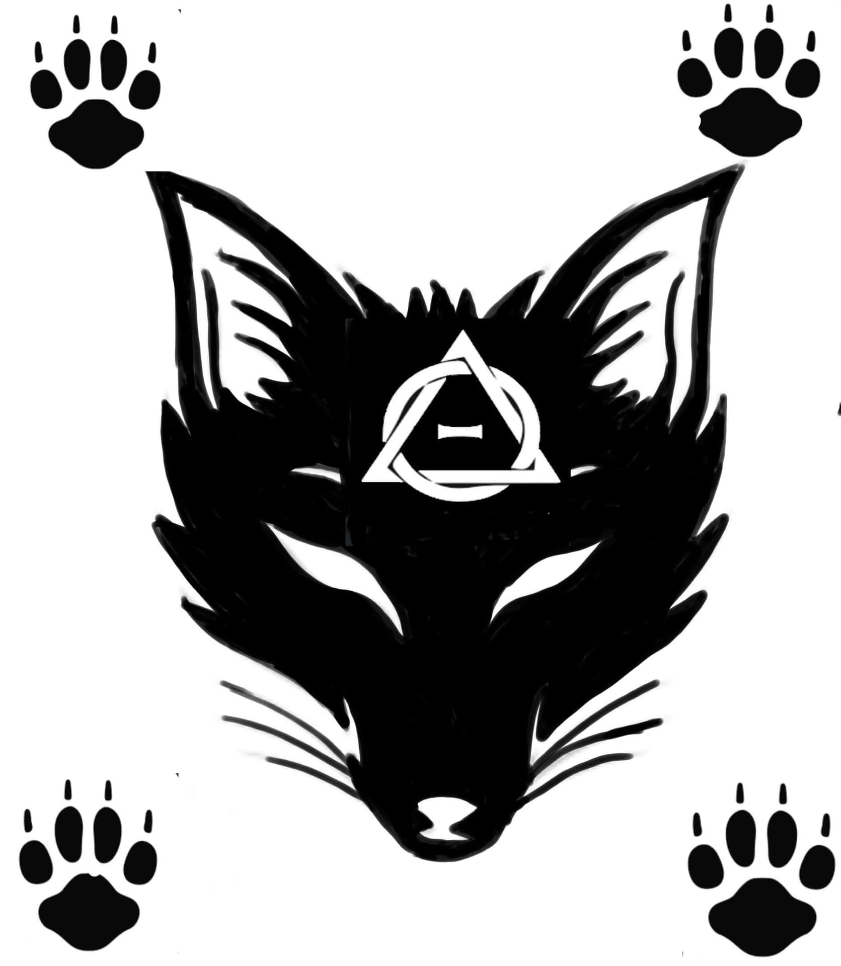 Download Therian Fox Symbol Art Wallpaper | Wallpapers.com