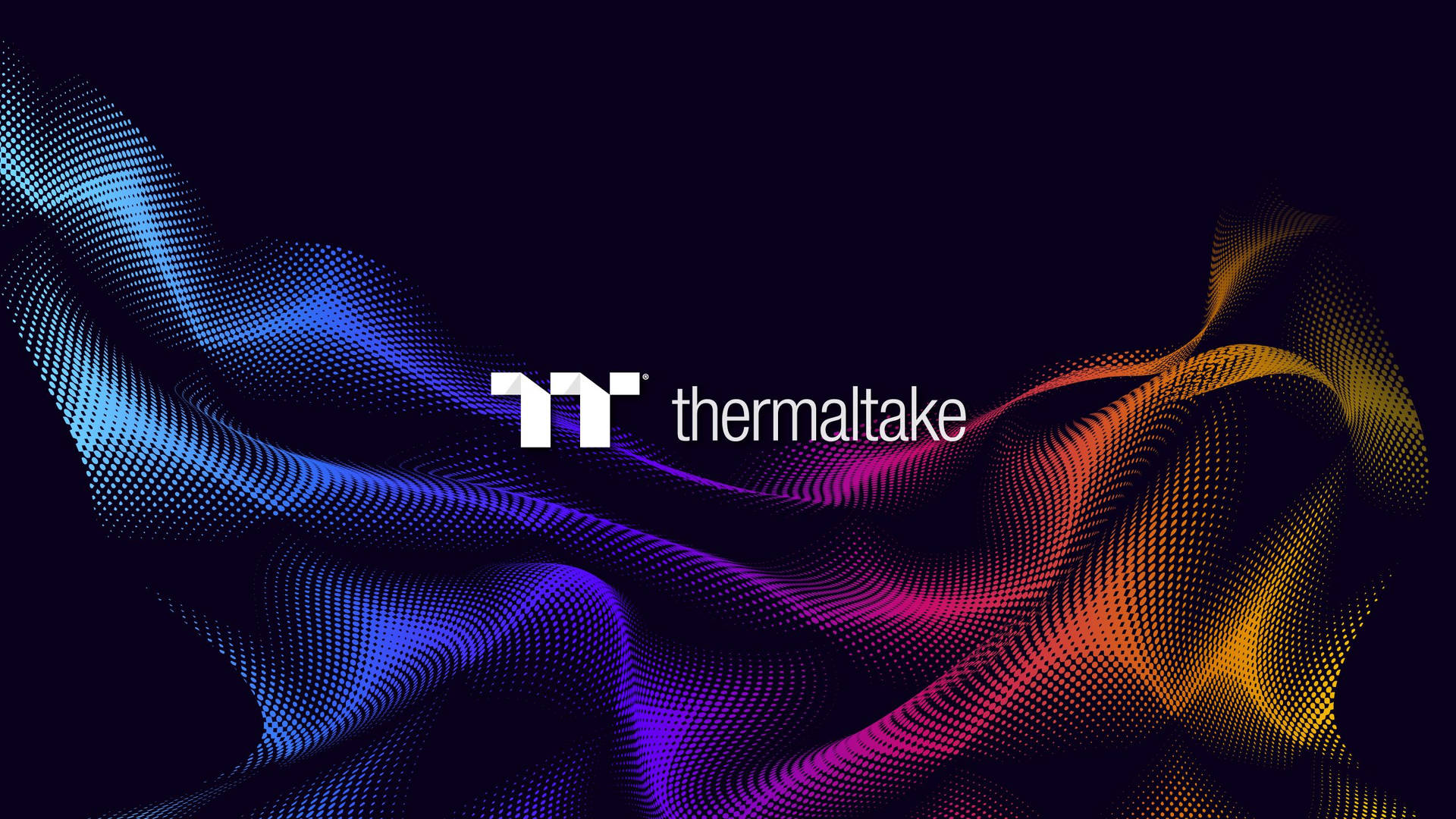 Thermaltake Logo RGB 4K Wallpaper