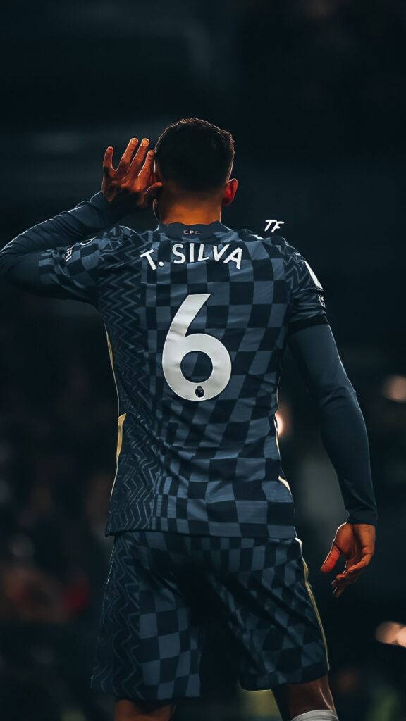 Númerode Camiseta De Thiago Silva 6 Fondo de pantalla