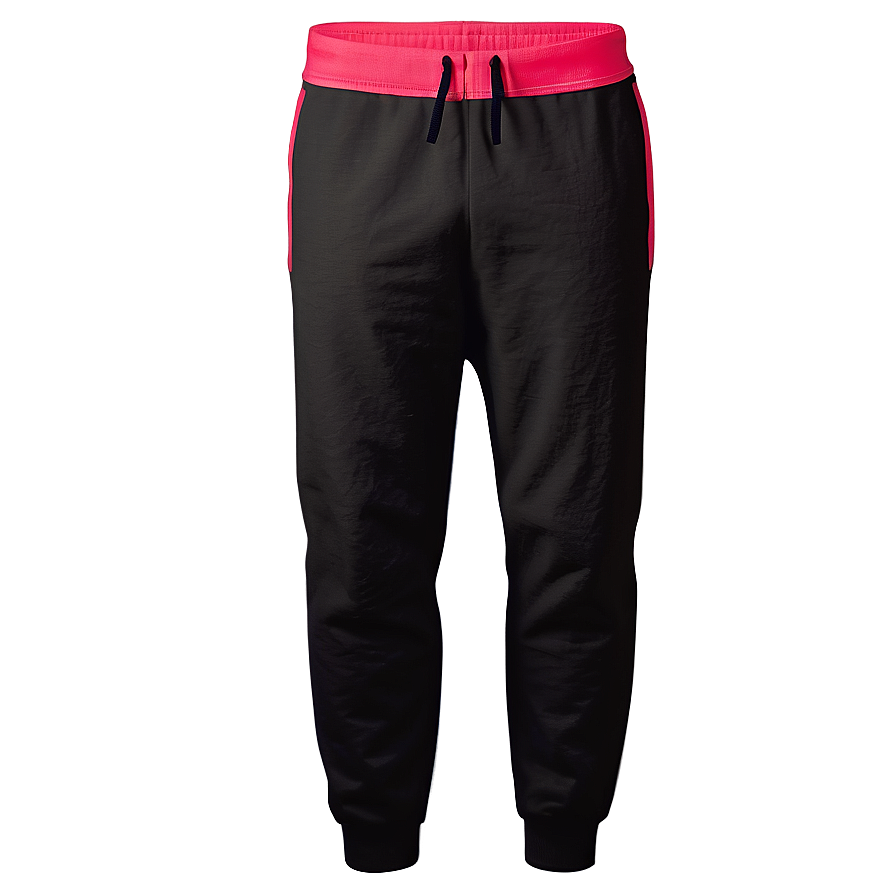 Thick Black Sweatpants Png Jri7 PNG